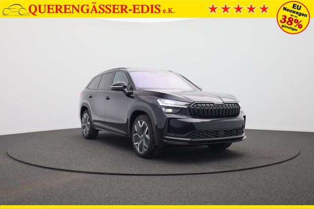 Skoda Kodiaq Sportline 1.5 TSI 204PS PHEV DSG Sitzheizung v+h Frontscheibe beheizb. 20"LM schwenkb. AHK elektr. PanoDach Alcantara PDC R&uuml;ckf.Kamera Klimaautomatik Lenkradheizung Navi Apple CarPlay Android Auto 2xKeyless vollelektr. Reichweite 116KM 
