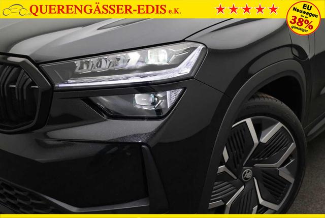 Skoda Kodiaq Sportline 1.5 TSI 204PS PHEV DSG Sitzheizung v+h Frontscheibe beheizb. 20"LM schwenkb. AHK elektr. PanoDach Alcantara PDC R&uuml;ckf.Kamera Klimaautomatik Lenkradheizung Navi Apple CarPlay Android Auto 2xKeyless vollelektr. Reichweite 116KM 