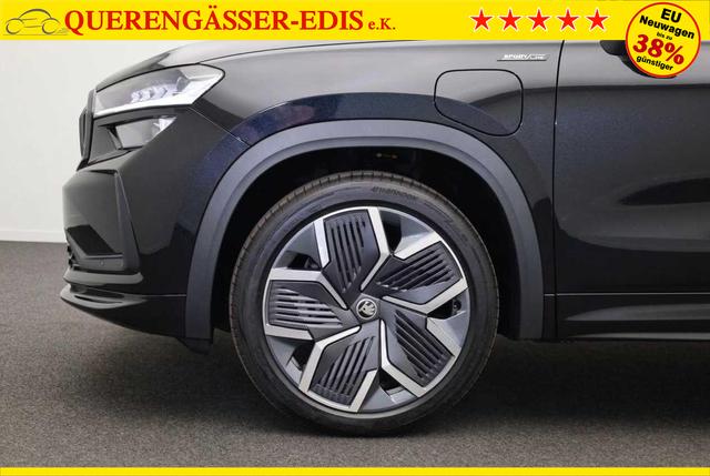 Skoda Kodiaq Sportline 1.5 TSI 204PS PHEV DSG Sitzheizung v+h Frontscheibe beheizb. 20"LM schwenkb. AHK elektr. PanoDach Alcantara PDC R&uuml;ckf.Kamera Klimaautomatik Lenkradheizung Navi Apple CarPlay Android Auto 2xKeyless vollelektr. Reichweite 116KM 