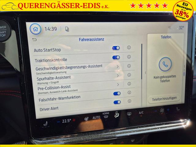 Ford Puma ST-Line X 1.0 EcoBoost Hybrid 125PS Automatik Premium Leder (Sensico) B+O-Sound elektr. Heckklappe Klimaautomatik Sitzheizung Lenkradheizung Frontscheibe beheizb. Ford-Navi SYNC4 Bluetooth Apple CarPlay Android Auto PDC v+h 18-LM 