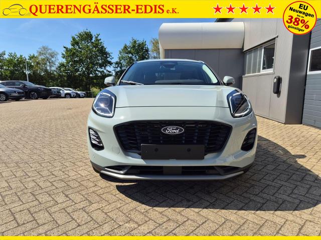 Ford Puma Titanium 1.0 EcoBoost Hybrid 125PS Automatik Klimaautomatik Sitzheizung Lenkradheizung Frontscheibe beheizb. LED-Scheinwerfer SYNC4 Bluetooth Apple CarPlay Android Auto PDC v+h 