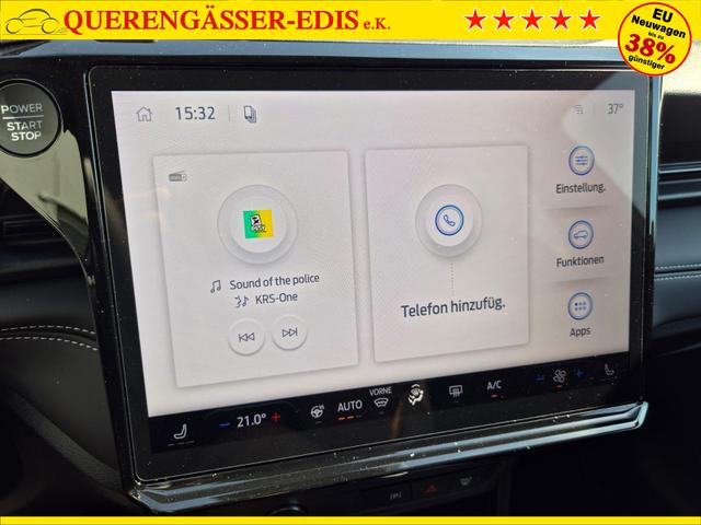 Ford Puma Titanium 1.0 EcoBoost Hybrid 125PS Automatik Klimaautomatik Sitzheizung Lenkradheizung Frontscheibe beheizb. LED-Scheinwerfer SYNC4 Bluetooth Apple CarPlay Android Auto PDC v+h 