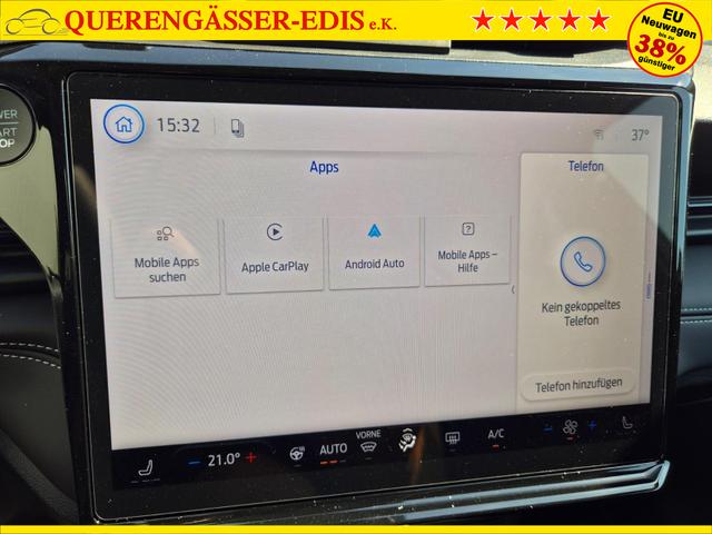 Ford Puma Titanium 1.0 EcoBoost Hybrid 125PS Automatik Klimaautomatik Sitzheizung Lenkradheizung Frontscheibe beheizb. LED-Scheinwerfer SYNC4 Bluetooth Apple CarPlay Android Auto PDC v+h 