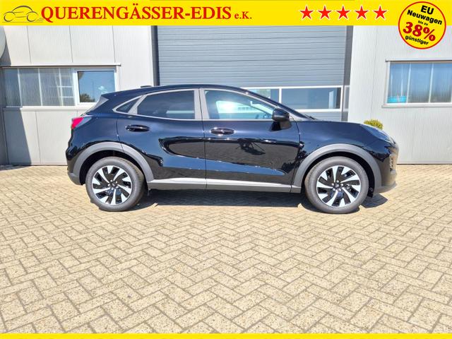 Ford Puma Titanium 1.0 EcoBoost Hybrid 125PS Automatik Klimaautomatik Sitzheizung Lenkradheizung Frontscheibe beheizb. LED-Scheinwerfer SYNC4 Bluetooth Apple CarPlay Android Auto PDC v+h 