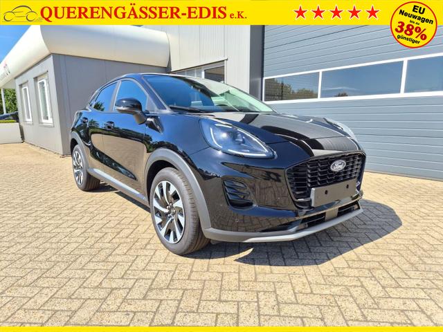 Ford Puma Titanium 1.0 EcoBoost Hybrid 125PS Automatik Klimaautomatik Sitzheizung Lenkradheizung Frontscheibe beheizb. LED-Scheinwerfer SYNC4 Bluetooth Apple CarPlay Android Auto PDC v+h 