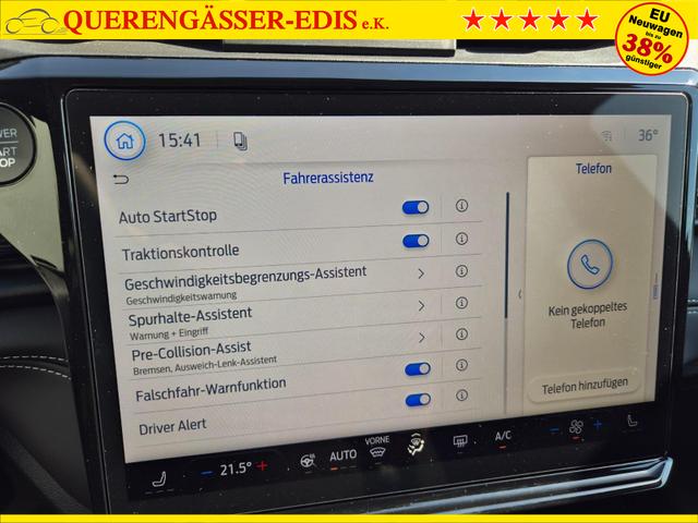 Ford Puma Titanium 1.0 EcoBoost Hybrid 125PS Automatik Klimaautomatik Sitzheizung Lenkradheizung Frontscheibe beheizb. LED-Scheinwerfer SYNC4 Bluetooth Apple CarPlay Android Auto PDC v+h 
