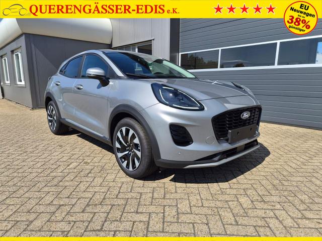 Ford Puma Titanium 1.0 EcoBoost Hybrid 125PS Automatik Klimaautomatik Sitzheizung Lenkradheizung Frontscheibe beheizb. LED-Scheinwerfer SYNC4 Bluetooth Apple CarPlay Android Auto PDC v+h 