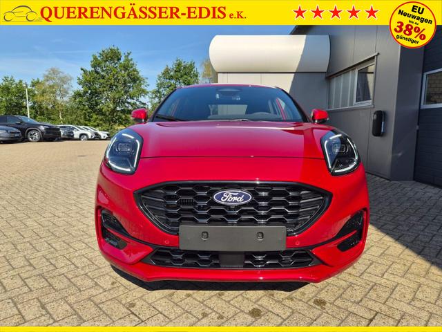 Ford Puma ST-Line X 1.0 EcoBoost Hybrid 125PS Automatik Premium Leder (Sensico) B+O-Sound elektr. Heckklappe Klimaautomatik Sitzheizung Lenkradheizung Frontscheibe beheizb. Ford-Navi SYNC4 Bluetooth Apple CarPlay Android Auto PDC v+h 18-LM 