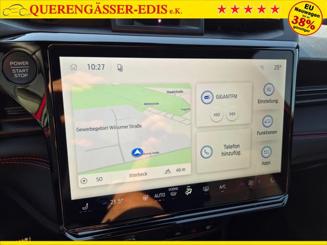 Ford Puma ST-Line X 1.0 EcoBoost Hybrid 125PS Automatik Premium Leder (Sensico) B+O-Sound elektr. Heckklappe Klimaautomatik Sitzheizung Lenkradheizung Frontscheibe beheizb. Ford-Navi SYNC4 Bluetooth Apple CarPlay Android Auto PDC v+h 18-LM 