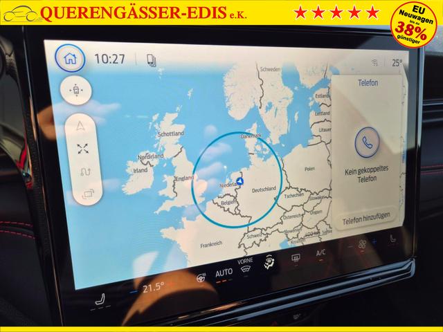 Ford Puma ST-Line X 1.0 EcoBoost Hybrid 125PS Automatik Premium Leder (Sensico) B+O-Sound elektr. Heckklappe Klimaautomatik Sitzheizung Lenkradheizung Frontscheibe beheizb. Ford-Navi SYNC4 Bluetooth Apple CarPlay Android Auto PDC v+h 18-LM 