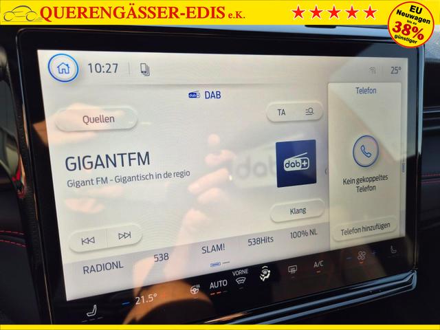 Ford Puma ST-Line X 1.0 EcoBoost Hybrid 125PS Automatik Premium Leder (Sensico) B+O-Sound elektr. Heckklappe Klimaautomatik Sitzheizung Lenkradheizung Frontscheibe beheizb. Ford-Navi SYNC4 Bluetooth Apple CarPlay Android Auto PDC v+h 18-LM 