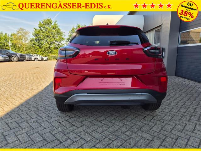 Ford Puma Titanium 1.0 EcoBoost Hybrid 125PS Automatik Klimaautomatik Sitzheizung Lenkradheizung Frontscheibe beheizb. LED-Scheinwerfer SYNC4 Bluetooth Apple CarPlay Android Auto PDC v+h 