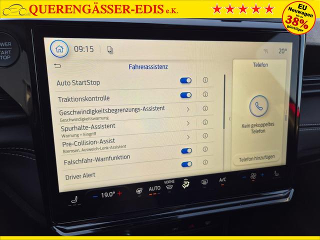 Ford Puma Titanium 1.0 EcoBoost Hybrid 125PS Automatik Klimaautomatik Sitzheizung Lenkradheizung Frontscheibe beheizb. LED-Scheinwerfer SYNC4 Bluetooth Apple CarPlay Android Auto PDC v+h 