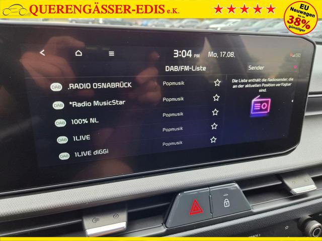 Kia Stonic 1.0 T-GDI MHEV 115PS NEUES MODELL LED-Scheinwerfer Sitzheizung Lenkradheizung PDC v+h R&uuml;ckf.Kamera Klima Bluetooth Touchscreen Apple CarPlay Android Auto Tempomat 16"LM 