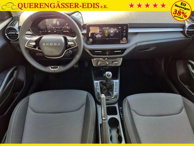 Skoda Fabia 1.0 TSI 95PS Selection 5-t&uuml;rig R&uuml;ckf.Kamera Parksensoren Sitzheizung Multifunktionslenkrad Klima Skoda-Radio Bluetooth Touchscreen Speedlimiter Nebelsch. Apple CarPlay + Android Auto 