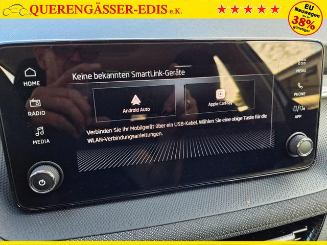Skoda Fabia 1.0 TSI 95PS Selection 5-t&uuml;rig R&uuml;ckf.Kamera Parksensoren Sitzheizung Multifunktionslenkrad Klima Skoda-Radio Bluetooth Touchscreen Speedlimiter Nebelsch. Apple CarPlay + Android Auto 