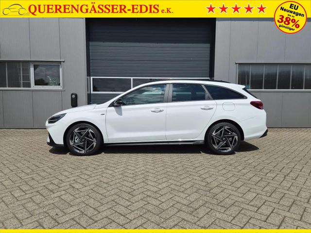 Hyundai i30 Kombi 1.6 T-GDI 150PS Automatik N-Line Sitzheizung Lenkradheizung Klimaautomatik Navi 10,3"-Touchscreen Bluelink Apple CarPlay + Android Auto PDC v+h R&uuml;ckf.Kamera 18-LM 
