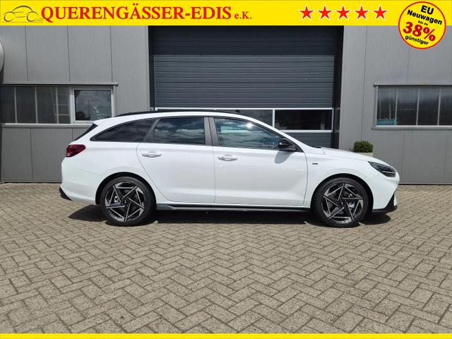 Hyundai i30 Kombi 1.6 T-GDI 150PS Automatik N-Line Sitzheizung Lenkradheizung Klimaautomatik Navi 10,3"-Touchscreen Bluelink Apple CarPlay + Android Auto PDC v+h R&uuml;ckf.Kamera 18-LM 