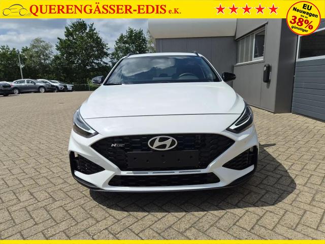 Hyundai i30 Kombi 1.6 T-GDI 150PS Automatik N-Line Sitzheizung Lenkradheizung Klimaautomatik Navi 10,3"-Touchscreen Bluelink Apple CarPlay + Android Auto PDC v+h R&uuml;ckf.Kamera 18-LM 