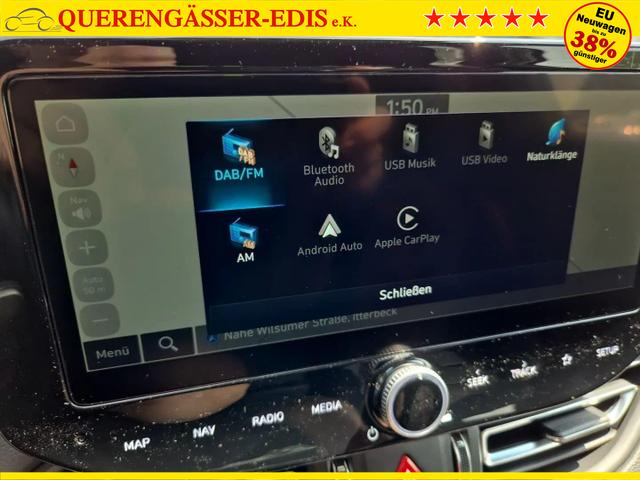 Hyundai i30 Kombi 1.6 T-GDI 150PS Automatik N-Line Sitzheizung Lenkradheizung Klimaautomatik Navi 10,3"-Touchscreen Bluelink Apple CarPlay + Android Auto PDC v+h R&uuml;ckf.Kamera 18-LM 