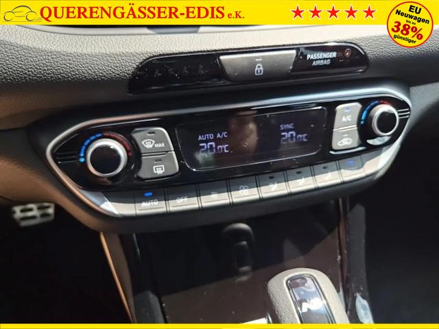 Hyundai i30 Kombi 1.6 T-GDI 150PS Automatik N-Line Sitzheizung Lenkradheizung Klimaautomatik Navi 10,3"-Touchscreen Bluelink Apple CarPlay + Android Auto PDC v+h R&uuml;ckf.Kamera 18-LM 