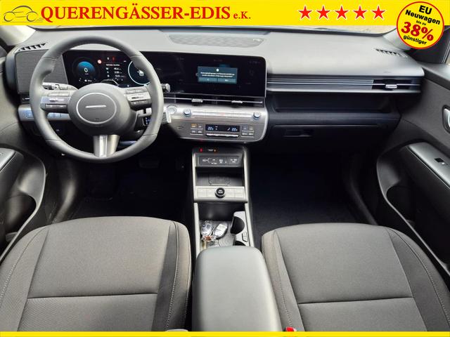 Hyundai KONA Trend 1.6 T-GDI 150PS Automatik Voll-LED-Scheinw. Sitzheizung Lenkradheizung ACC Klimaautomatik Navi Touchscreen DAB+ Apple CarPlay + Android Auto PDC v+h R&uuml;ckf.Kamera 2xKeyless 17-LM 