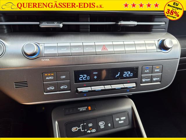 Hyundai KONA Trend 1.6 T-GDI 150PS Automatik Voll-LED-Scheinw. Sitzheizung Lenkradheizung ACC Klimaautomatik Navi Touchscreen DAB+ Apple CarPlay + Android Auto PDC v+h R&uuml;ckf.Kamera 2xKeyless 17-LM 