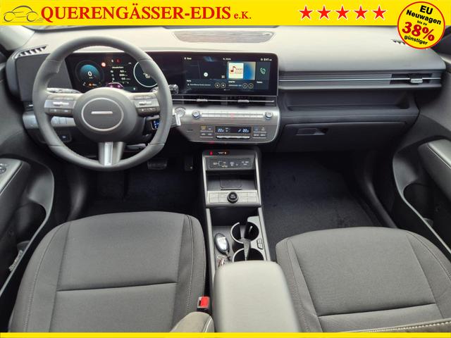 Hyundai KONA Trend 1.6 T-GDI 150PS Automatik Voll-LED-Scheinw. Sitzheizung Lenkradheizung ACC Klimaautomatik Navi Touchscreen DAB+ Apple CarPlay + Android Auto PDC v+h R&uuml;ckf.Kamera 2xKeyless 17-LM 