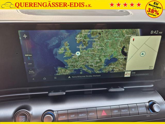 Hyundai KONA Trend 1.6 T-GDI 150PS Automatik Voll-LED-Scheinw. Sitzheizung Lenkradheizung ACC Klimaautomatik Navi Touchscreen DAB+ Apple CarPlay + Android Auto PDC v+h R&uuml;ckf.Kamera 2xKeyless 17-LM 