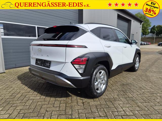 Hyundai KONA Trend 1.6 T-GDI 150PS Automatik Voll-LED-Scheinw. Sitzheizung Lenkradheizung ACC Klimaautomatik Navi Touchscreen DAB+ Apple CarPlay + Android Auto PDC v+h R&uuml;ckf.Kamera 2xKeyless 17-LM 