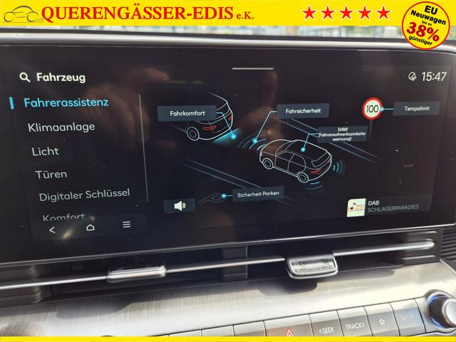 Hyundai KONA Trend 1.6 T-GDI 150PS Automatik Voll-LED-Scheinw. Sitzheizung Lenkradheizung ACC Klimaautomatik Navi Touchscreen DAB+ Apple CarPlay + Android Auto PDC v+h R&uuml;ckf.Kamera 2xKeyless 17-LM 