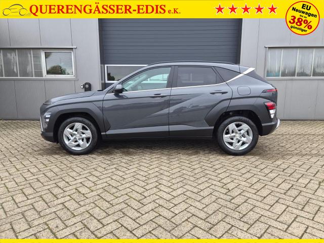 Hyundai KONA Trend 1.6 T-GDI 150PS Voll-LED-Scheinw. Sitzheizung Lenkradheizung Klimaautomatik Tempomat Navi Touchscreen DAB+ Apple CarPlay + Android Auto PDC v+h R&uuml;ckf.Kamera 2xKeyless 17-LM 