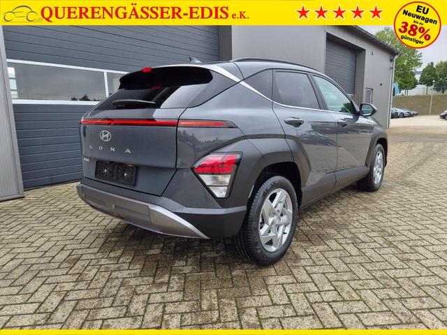 Hyundai KONA Trend 1.6 T-GDI 150PS Voll-LED-Scheinw. Sitzheizung Lenkradheizung Klimaautomatik Tempomat Navi Touchscreen DAB+ Apple CarPlay + Android Auto PDC v+h R&uuml;ckf.Kamera 2xKeyless 17-LM 