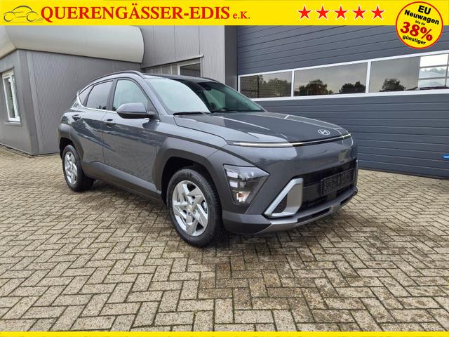 Hyundai KONA Trend 1.6 T-GDI 150PS Voll-LED-Scheinw. Sitzheizung Lenkradheizung Klimaautomatik Tempomat Navi Touchscreen DAB+ Apple CarPlay + Android Auto PDC v+h R&uuml;ckf.Kamera 2xKeyless 17-LM 