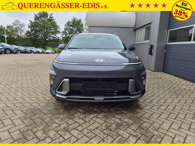 Hyundai KONA Trend 1.6 T-GDI 150PS Voll-LED-Scheinw. Sitzheizung Lenkradheizung Klimaautomatik Tempomat Navi Touchscreen DAB+ Apple CarPlay + Android Auto PDC v+h R&uuml;ckf.Kamera 2xKeyless 17-LM 