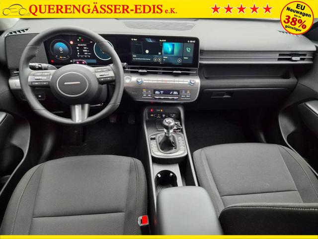 Hyundai KONA Trend 1.6 T-GDI 150PS Voll-LED-Scheinw. Sitzheizung Lenkradheizung Klimaautomatik Tempomat Navi Touchscreen DAB+ Apple CarPlay + Android Auto PDC v+h R&uuml;ckf.Kamera 2xKeyless 17-LM 