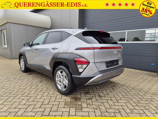 Hyundai KONA Trend 1.6 T-GDI 150PS Voll-LED-Scheinw. Sitzheizung Lenkradheizung Klimaautomatik Tempomat Navi Touchscreen DAB+ Apple CarPlay + Android Auto PDC v+h R&uuml;ckf.Kamera 2xKeyless 17-LM 
