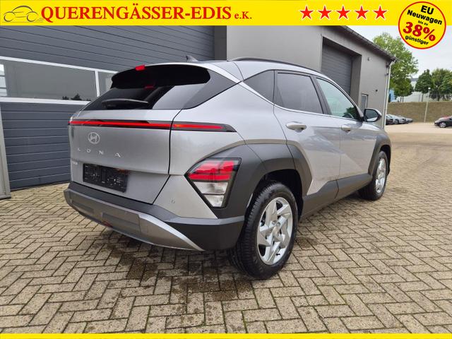 Hyundai KONA Trend 1.6 T-GDI 150PS Voll-LED-Scheinw. Sitzheizung Lenkradheizung Klimaautomatik Tempomat Navi Touchscreen DAB+ Apple CarPlay + Android Auto PDC v+h R&uuml;ckf.Kamera 2xKeyless 17-LM 