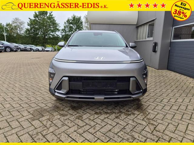 Hyundai KONA Trend 1.6 T-GDI 150PS Voll-LED-Scheinw. Sitzheizung Lenkradheizung Klimaautomatik Tempomat Navi Touchscreen DAB+ Apple CarPlay + Android Auto PDC v+h R&uuml;ckf.Kamera 2xKeyless 17-LM 