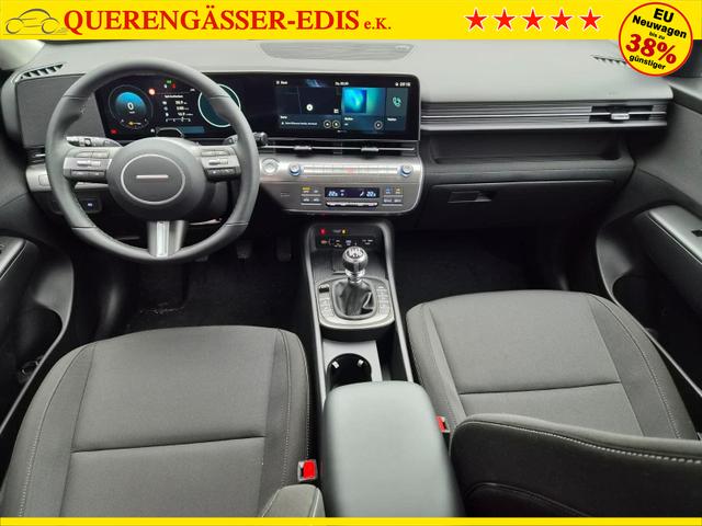 Hyundai KONA Trend 1.6 T-GDI 150PS Voll-LED-Scheinw. Sitzheizung Lenkradheizung Klimaautomatik Tempomat Navi Touchscreen DAB+ Apple CarPlay + Android Auto PDC v+h R&uuml;ckf.Kamera 2xKeyless 17-LM 