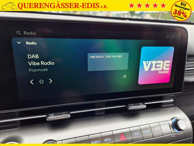 Hyundai KONA Trend 1.6 T-GDI 150PS Voll-LED-Scheinw. Sitzheizung Lenkradheizung Klimaautomatik Tempomat Navi Touchscreen DAB+ Apple CarPlay + Android Auto PDC v+h R&uuml;ckf.Kamera 2xKeyless 17-LM 