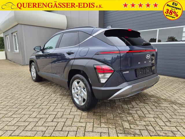 Hyundai KONA Trend 1.6 T-GDI 150PS Voll-LED-Scheinw. Sitzheizung Lenkradheizung Klimaautomatik Tempomat Navi Touchscreen DAB+ Apple CarPlay + Android Auto PDC v+h R&uuml;ckf.Kamera 2xKeyless 17-LM 