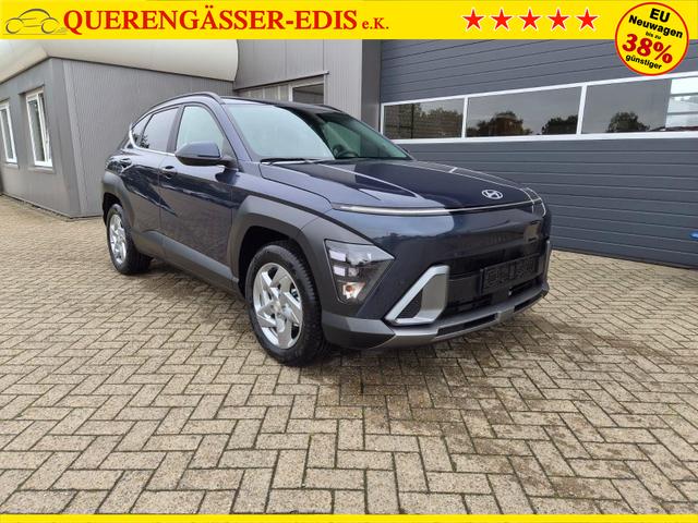 Hyundai KONA Trend 1.6 T-GDI 150PS Voll-LED-Scheinw. Sitzheizung Lenkradheizung Klimaautomatik Tempomat Navi Touchscreen DAB+ Apple CarPlay + Android Auto PDC v+h R&uuml;ckf.Kamera 2xKeyless 17-LM 