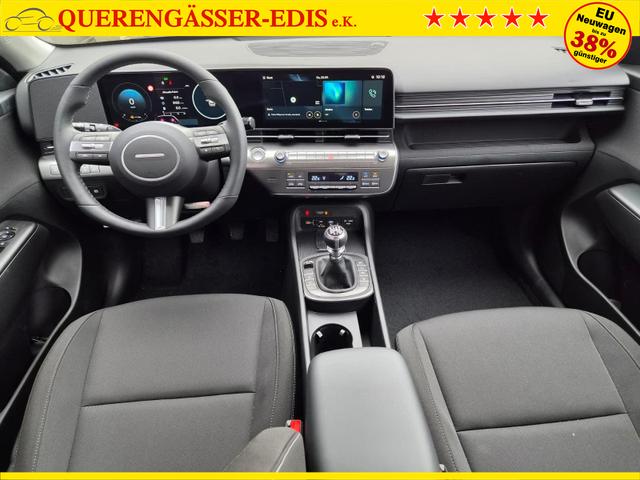 Hyundai KONA Trend 1.6 T-GDI 150PS Voll-LED-Scheinw. Sitzheizung Lenkradheizung Klimaautomatik Tempomat Navi Touchscreen DAB+ Apple CarPlay + Android Auto PDC v+h R&uuml;ckf.Kamera 2xKeyless 17-LM 