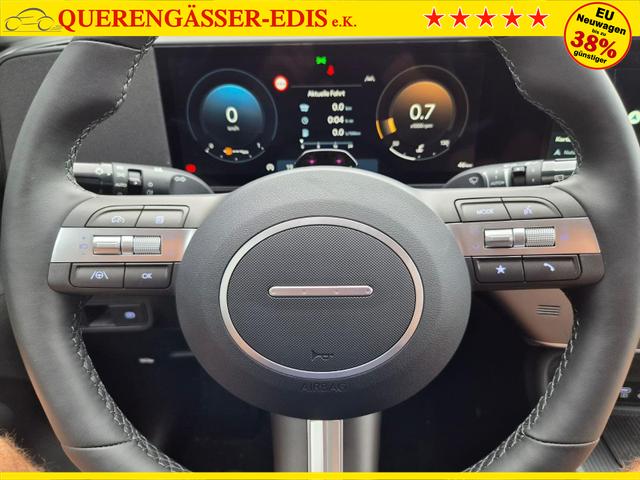 Hyundai KONA Trend 1.6 T-GDI 150PS Voll-LED-Scheinw. Sitzheizung Lenkradheizung Klimaautomatik Tempomat Navi Touchscreen DAB+ Apple CarPlay + Android Auto PDC v+h R&uuml;ckf.Kamera 2xKeyless 17-LM 