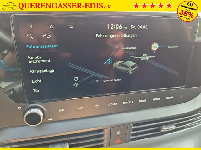 Hyundai i20 1.0 T-GDI 90PS Automatik 5-T&uuml;rer Sitzheizung Lenkradheizung R&uuml;ckf.Kamera PDC Klima Apple CarPlay Android Auto Tempomat Touchscreen 