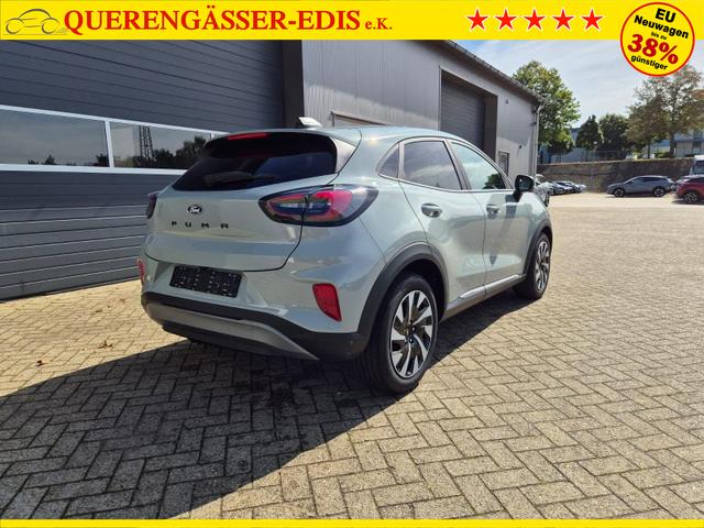 Ford Puma Titanium 1.0 Hybrid 125PS Autom. R&uuml;ckf.Kamera Klimaautomatik Sitzheizung Lenkradheizung Frontscheibe beheizb. LED-Scheinwerfer SYNC4 Bluetooth Apple CarPlay Android Auto PDC v+h 