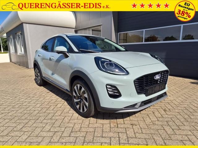 Ford Puma Titanium 1.0 Hybrid 125PS Autom. R&uuml;ckf.Kamera Klimaautomatik Sitzheizung Lenkradheizung Frontscheibe beheizb. LED-Scheinwerfer SYNC4 Bluetooth Apple CarPlay Android Auto PDC v+h 