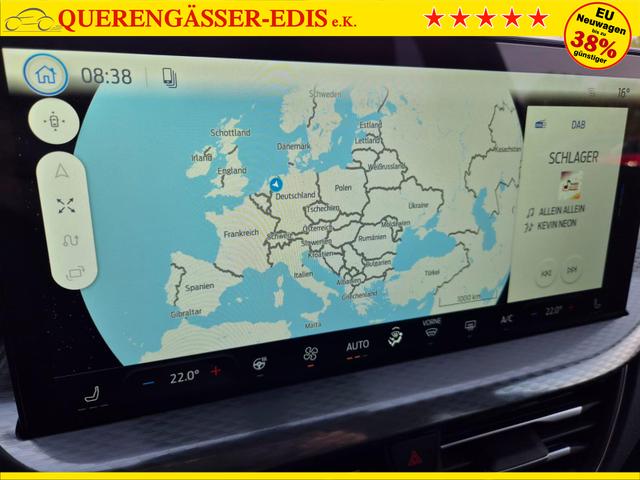 Ford Kuga Titanium 243PS PHEV Automatik Sitzheizung v+h Lenkradheizung Frontscheibe beheizb. Klimaautomatik Navi SYNC4 Apple CarPlay Android Auto Touchscreen PDC 4xKamera 2xKeyless 17"LM vollelektr. Reichweite 66KM 
