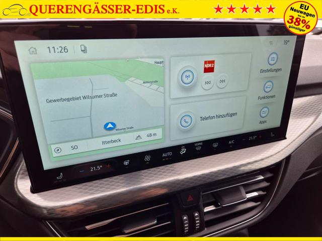 Ford Kuga Titanium 243PS PHEV Automatik Sitzheizung v+h Lenkradheizung Frontscheibe beheizb. Klimaautomatik Navi SYNC4 Apple CarPlay Android Auto Touchscreen PDC 4xKamera 2xKeyless 17"LM vollelektr. Reichweite 66KM 